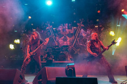 Slayer in concert at Taxslayer Center, Illinois, USA - 14 Nov 2019