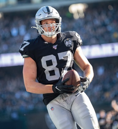 Oakland Raiders Tight End Foster Moreau Editorial Stock Photo - Stock Image