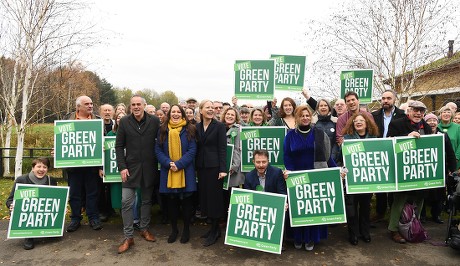 Green party delivers their manifesto in London, United Kingdom - 19 Nov 2019