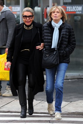 Marina Doria out and about, Rome, Italy - 12 Nov 2019
