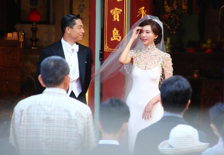 Lin Chi-ling and Ryohei Kurosawa wedding ceremony, Tainan Art Museum, Tainan, Taiwan, China - 17 Nov 2019