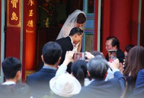 Lin Chi-ling and Ryohei Kurosawa wedding ceremony, Tainan Art Museum, Tainan, Taiwan, China - 17 Nov 2019