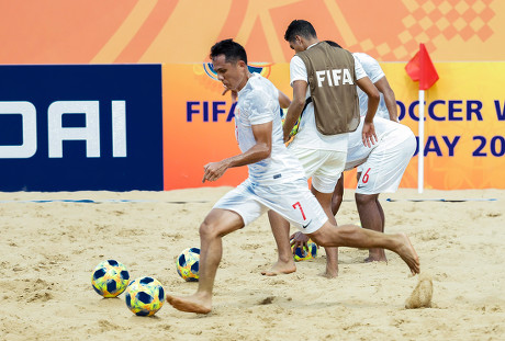 Players Tahiti National Team Beach Soccer Editorial Stock Photo Stock
