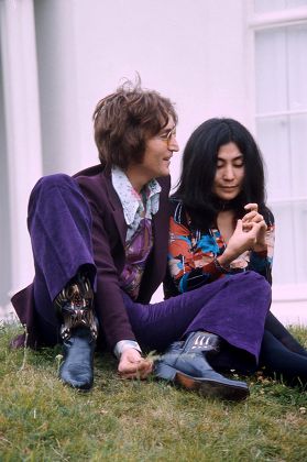 John Lennon Yoko Ono Tittenhurst Park Editorial Stock Photo - Stock ...