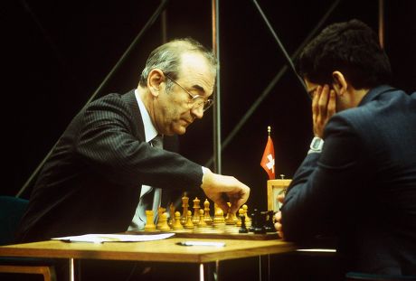 Viktor Korchnoi Versus Garry Kasparov Editorial Stock Photo - Stock ...