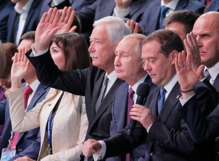 United Russia Party Congress in Moscow, Russian Federation - 23 Nov 2019