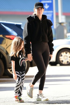 Meagan Camper and son Saint Wentz out and about, Los Angeles, USA - 22 Nov 2019