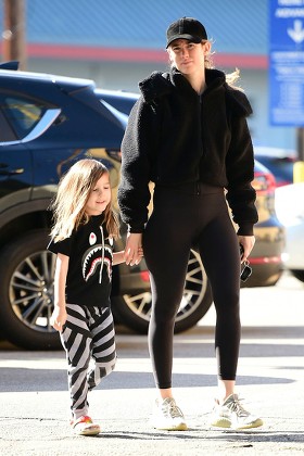 Meagan Camper and son Saint Wentz out and about, Los Angeles, USA - 22 Nov 2019