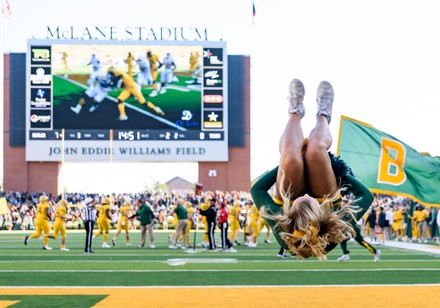 Baylor Bears Cheerleader Before 1st Half Editorial Stock Photo - Stock ...