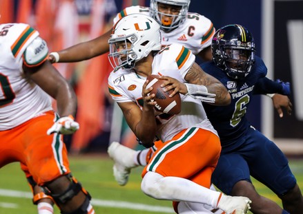 __COUNT__ NCAA Football FIU vs Miami, Miami, USA - 23 Nov 2019 Stock ...