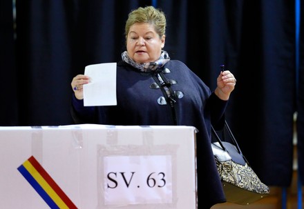 Romania presidential elections runoff, Bucharest - 24 Nov 2019