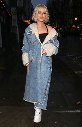 Alice Chater out and about, London, UK - 25 Nov 2019