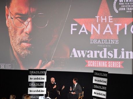 'The Fanatic' film screening, New York, USA 25 Nov 2019 Stock