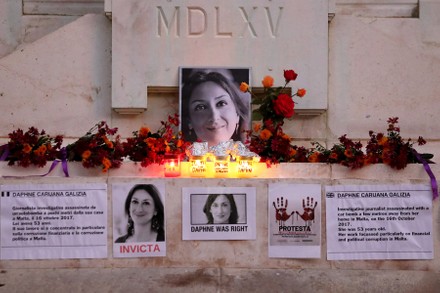 Demonstrations following Maltese ministers resigning amid investigations into murder of late journalist Daphne Caruana Galizia in 2017, Valletta, Malta - 26 Nov 2019