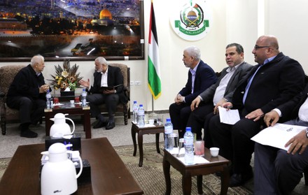 Ismail Haniyeh holds a press conference with the Palestinian Central Election Committee, Gaza City, Palestinian Territories - 26 Nov 2019