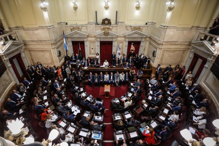Argentine elect senators swear their position, Buenos Aires, Argentina - 27 Nov 2019