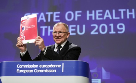 EU Commission Health in the EU report 2019, Brussels, Belgium - 28 Nov 2019