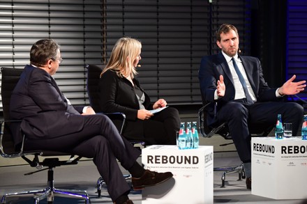 Talk with German basketball legend Dirk Nowitzki and chairman of the Atlantik-Bruecke Sigmar Gabriel, Berlin, Germany - 04 Dec 2019