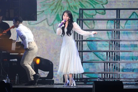 Lee Ji-eun in concert at Linkou Stadium, Taipei, Taiwan, China - 30 Nov 2019