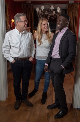 Reggie Nelson. Picture - Mark Large....15.11.18 Quintin And Elizabeth Price With Reggie Nelson. A Determined Reggie Door-knocked His Way To A Top Job In The City By Googling ¿hest Area In London¿nd Came Up With Gloucester Road In Kensington Then Went