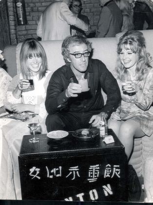 Peter Sellers 1969 - Died July 1980 Lunar Party At The Riverside Club. Left To Right: Miranda Quarry Peter Sellers And Mrs Graham Stark