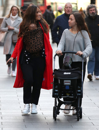Myleene Klass out and about, London, UK - 11 Dec 2019