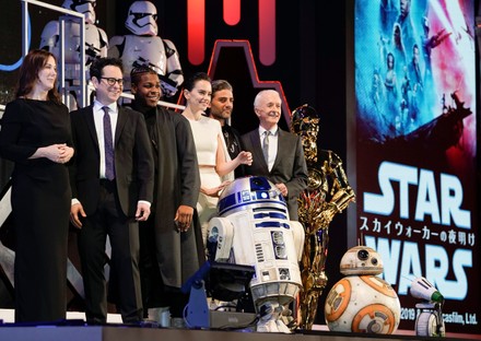 US film director J. J. Abrams, actress and actors promote new film 'Star Wars: The Rise of Skywalker ', Tokyo, Japan - 23 Nov 2019
