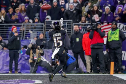 Baltimore Ravens Marquise Brown Purple Game Jersey