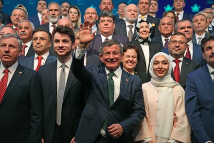Former Turkish prime minister Ahmet Davutoglu forms a new party in Ankara, Turkey - 13 Dec 2019