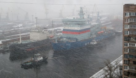 Russian Icebreaker Project 22220 Arctica Worlds Editorial Stock Photo ...