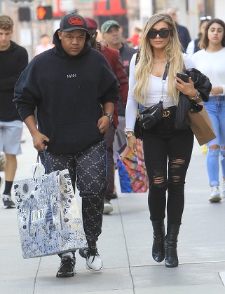 Kyle Massey and Hana Giraldo out and about, Los Angeles, USA - 14 Dec 2019