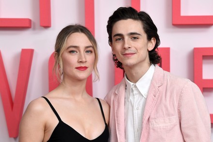 Saoirse Ronan Timothee Chalamet Editorial Stock Photo - Stock Image ...