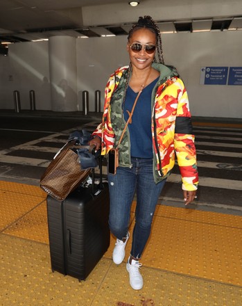 Cynthia Bailey at Los Angeles International Airport, USA - 16 Dec 2019