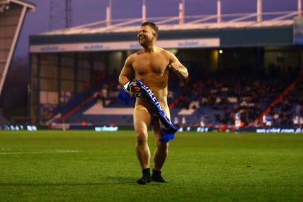 Streaker Invades Pitch Editorial Stock Photo - Stock Image