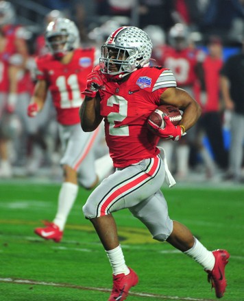 Ohio State Buckeyes Running Back Jk Editorial Stock Photo - Stock Image