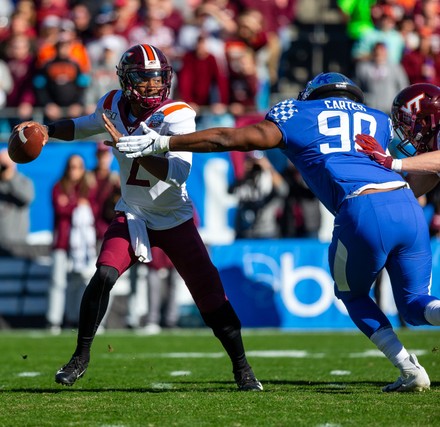 NCAA Football: Belk Bowl Kentucky Vs Virginia Tech, Charlotte, USA - 31 ...