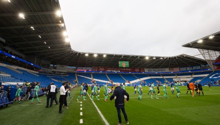 Teams Walk Out Into Sparse Crowd Editorial Stock Photo - Stock Image ...