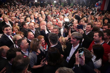 Presidential elections run-off in Croatia, Zagreb - 05 Jan 2020