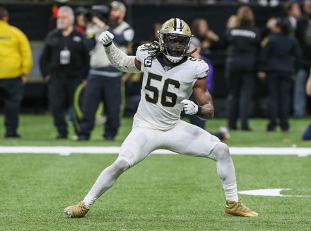 New Orleans Saints linebacker Demario Davis (56) during an NFL