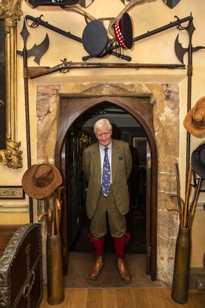 Sir Benjamin Slade on his 2,000-acre Maunsel House estate, Bridgwater, Somerset, UK - 26 Oct 2019