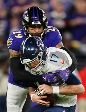 Tennessee Titans v Baltimore Ravens, AFC Playoffs Divisional Round, NFL, American Football, M and T Bank Stadium, Baltimore, USA - 11 Jan 2020
