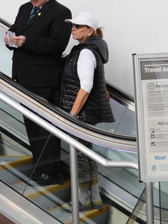Roseanne Barr at LAX International Airport, Los Angeles, USA - 08 Jan 2020