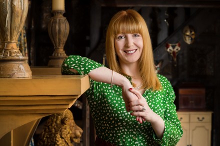 Yvette Fielding at home in Cheshire, UK - 09 Oct 2019