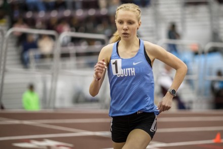 Sydnee Williams Middle Competes Girls 60meter Editorial Stock Photo ...