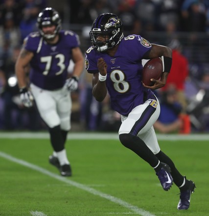 Baltimore Ravens Quarterback Lamar Jackson 8 Editorial Stock Photo