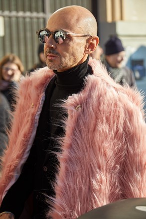 Street Style, Autumn Winter 2020, Milan Fashion Week Men's, Italy - 12 Jan 2020