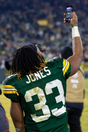 November 11, 2018: Green Bay Packers cornerback Tramon Williams #38 during  the NFL Football game between the Miami Dolphins and the Green Bay Packers  at Lambeau Field in Green Bay, WI. Packers