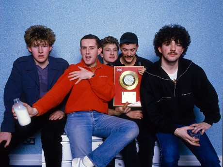 Frankie Goes To Hollywood - Brian Nash, Holly Johnson, Mark O'Toole, Paul Rutherford and Peter Gill