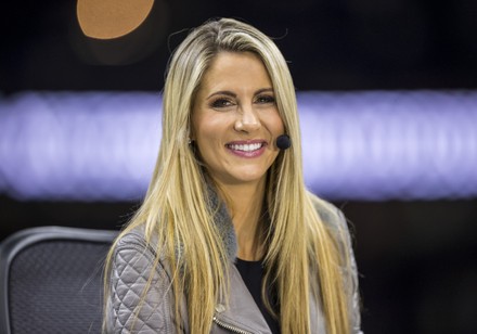 Espn Reporter Laura Rutledge During Pregame Editorial Stock Photo ...