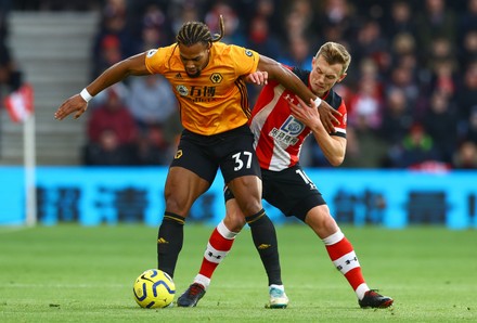 Wolverhampton Wanderers Player Wearing Substitutes Jacket Editorial ...